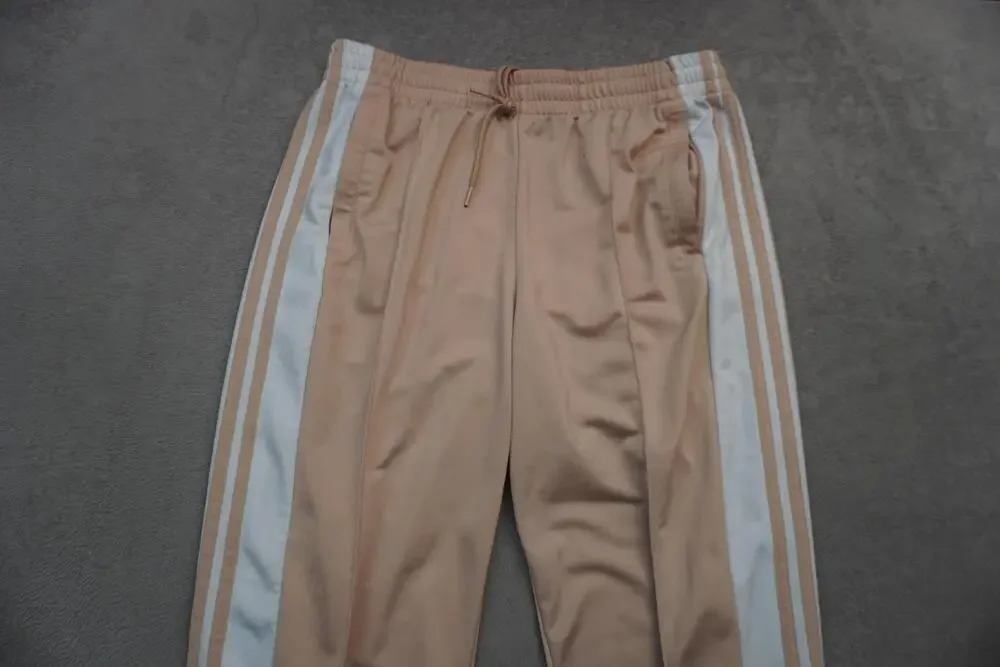 Adidas Originals Pants Mens Medium 30x30 Beige Adibreak Snap Track Tear Away